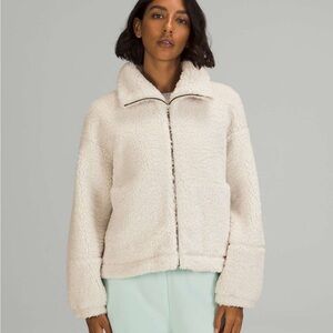 Lululemon Cinchable Fleece Zip Up Size 8